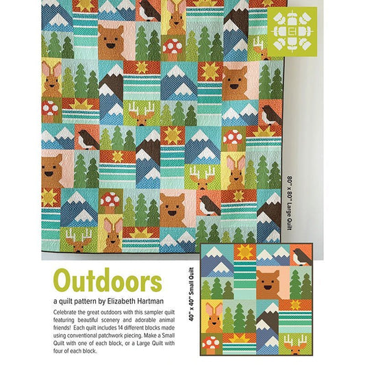 Outdoors Quilt Pattern by Elizabeth Hartman by Elizabeth Hartman