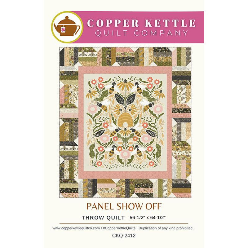 Panel Show Off Quilt Pattern by Copper Kettle Quilts - Copper Kettle Quilts from Fort Worth Fabric Studio