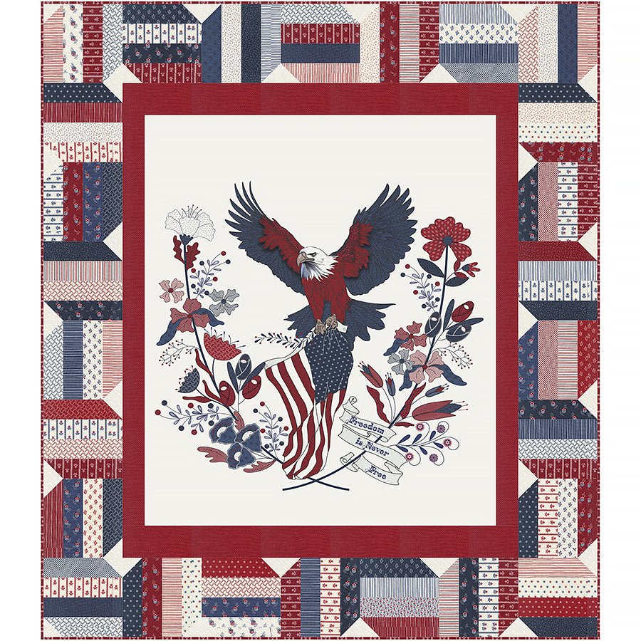 Panel Show Off Quilt Pattern by Copper Kettle Quilts - Copper Kettle Quilts from Fort Worth Fabric Studio