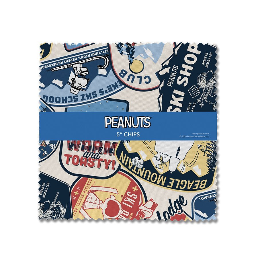 Peanuts - Frosty Friends 5" Squares by Northcott