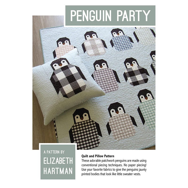 Penguin Party Quilt Pattern by Elizabeth Hartman by Elizabeth Hartman