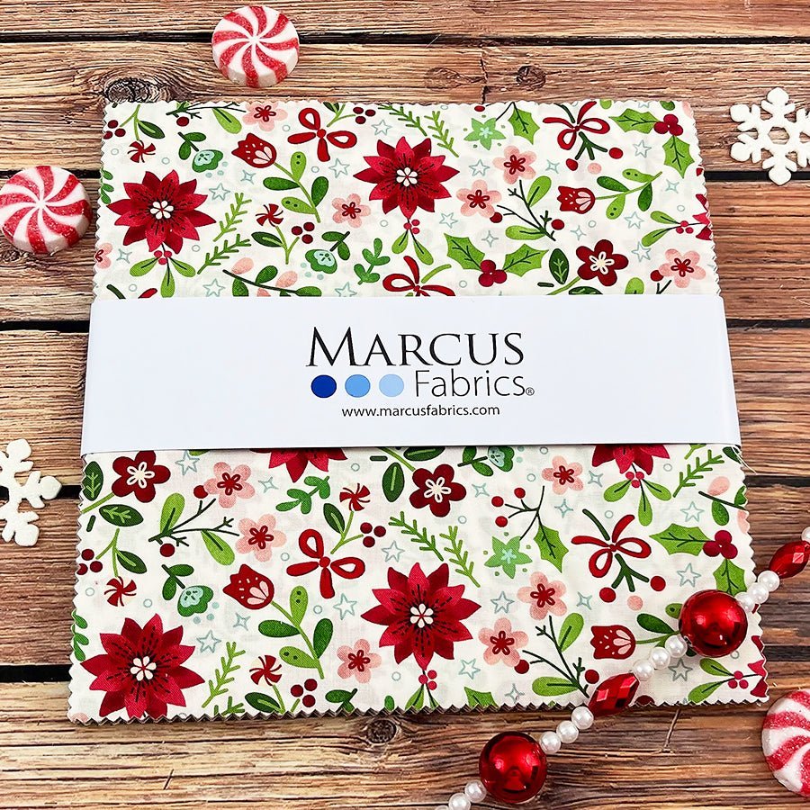 Peppermint & Pine 10" Squares by Marcus Fabrics