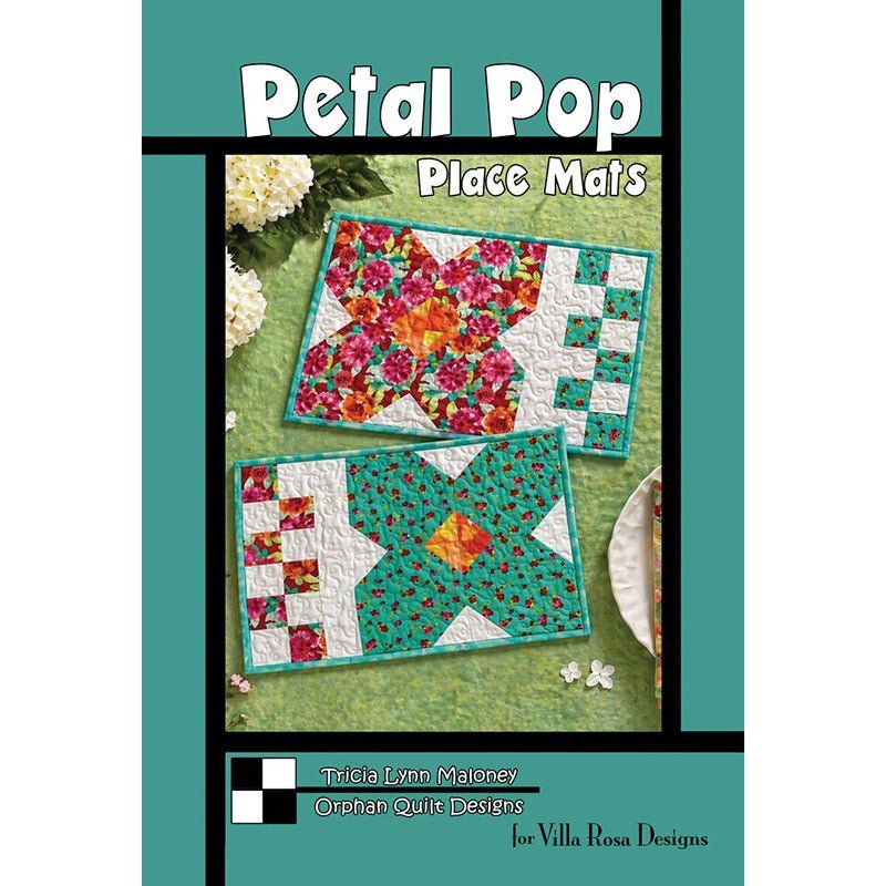 Petal Pop Place Mats Pattern by Villa Rosa Designs