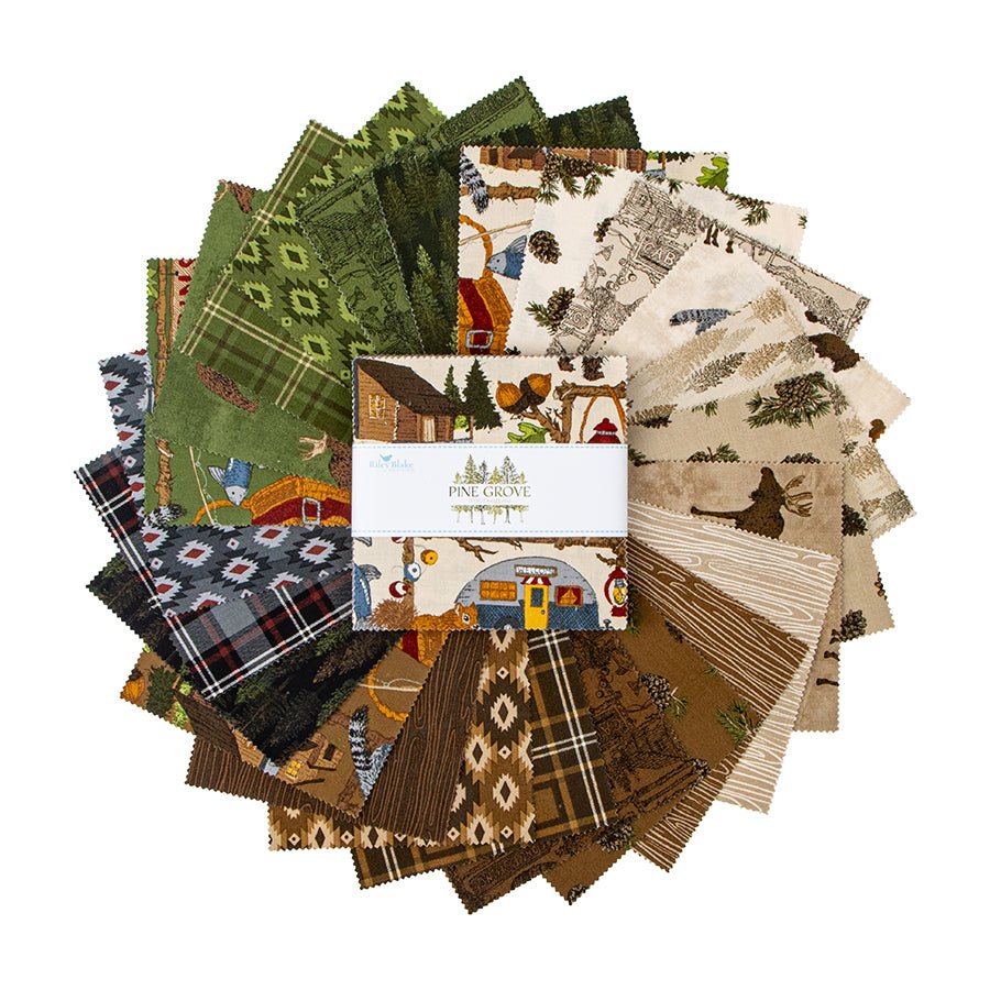 Pine Grove 5" Stacker - Riley Blake from Fort Worth Fabric Studio