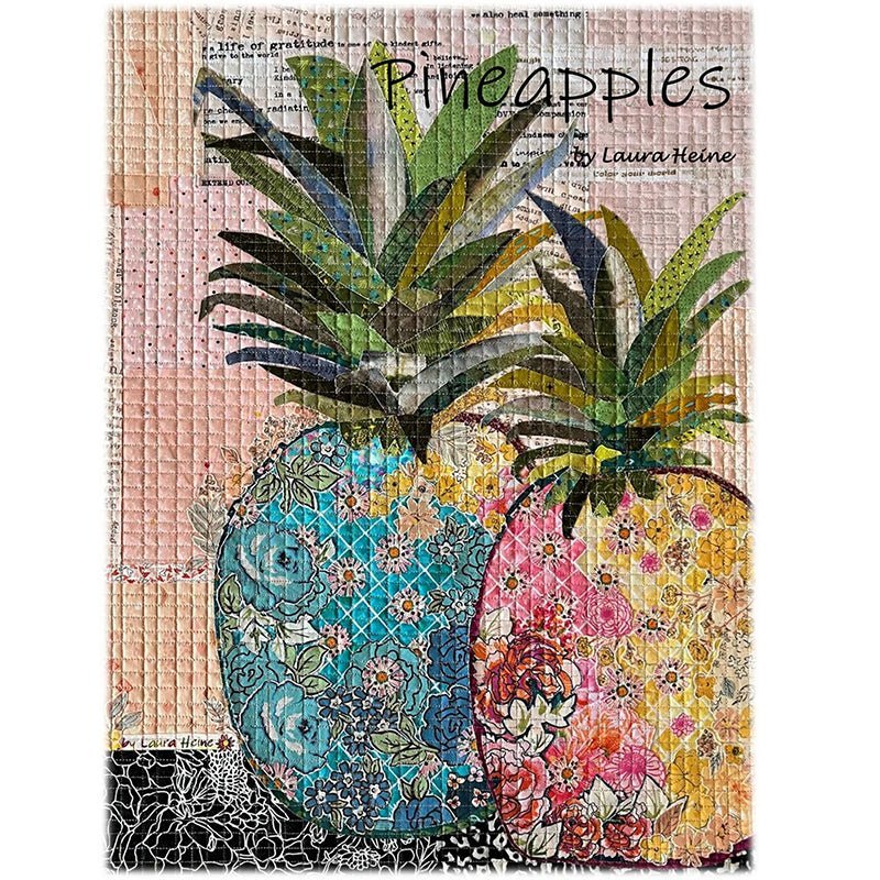 Pineapples Collage Pattern by Fiberworks Inc by Fiberworks Inc