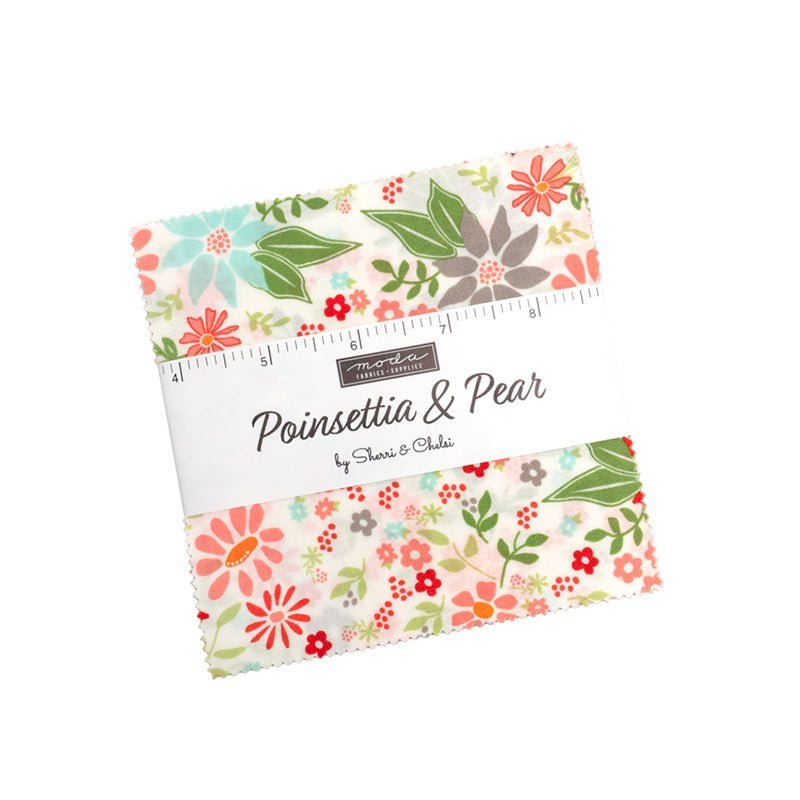 Poinsettia & Pear Charm Pack by Moda