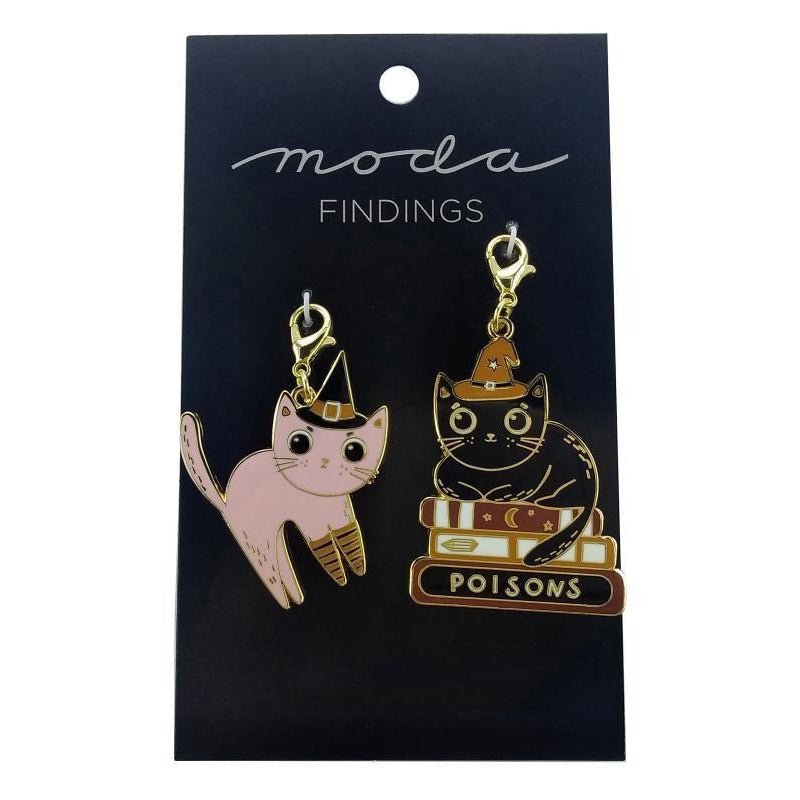 Purrs & Boos Zipper Charms by Elena Amo by Moda