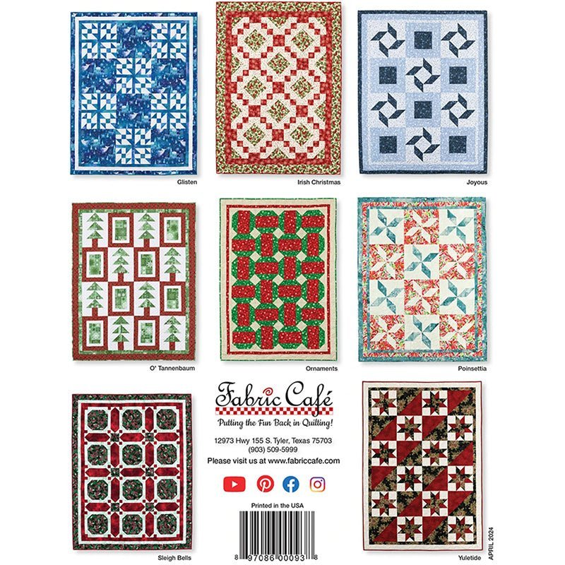 Quick Christmas 3 - Yard Quilts Quilt Book from Fabric Cafe by Fabric Cafe