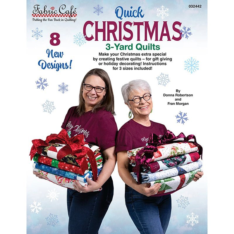 Quick Christmas 3 - Yard Quilts Quilt Book from Fabric Cafe by Fabric Cafe
