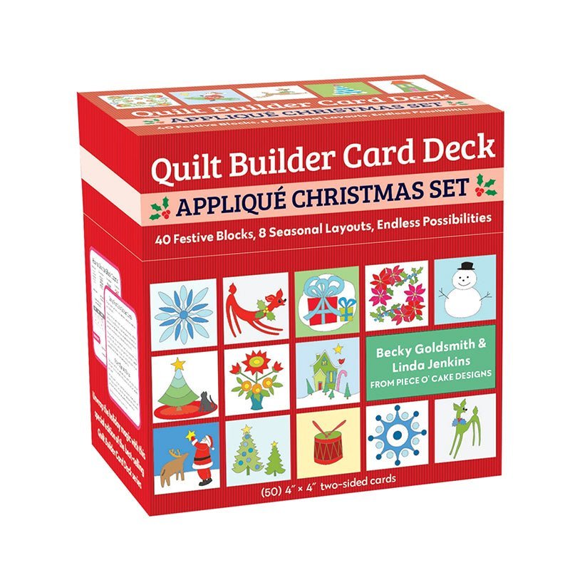 Quilt Builder Card Deck Appliqué Christmas Set by C&T Publishing