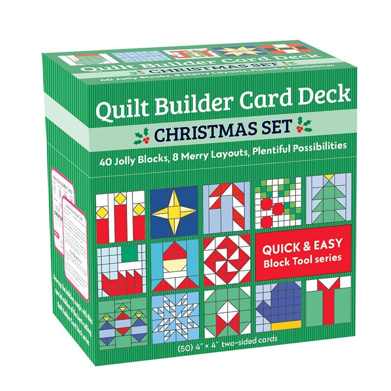 Quilt Builder Card Deck Christmas Set by C&T Publishing