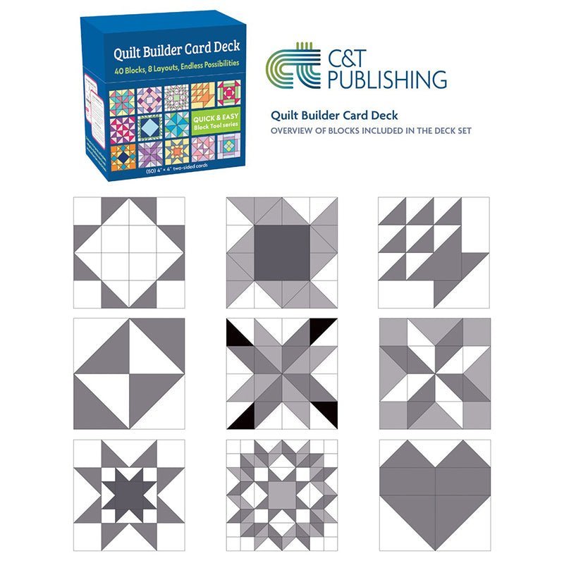 Quilt Builder Card Deck Set by C&T Publishing