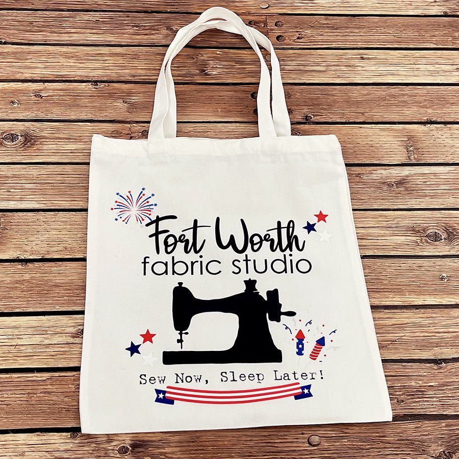 Red, White & Maker Bag – Filled with Quilty Goodies by Fort Worth Fabric Studio