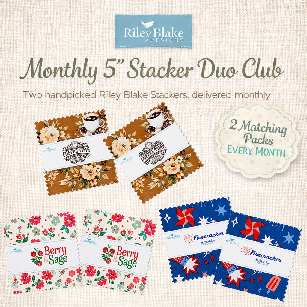 Riley Blake 5" Stacker Duo Club by Fort Worth Fabric Studio