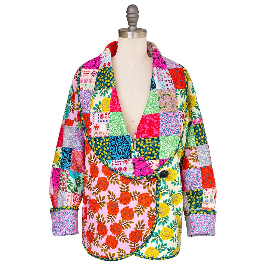 Rosebud Quilted Coat Pattern by Anna Maria Parry - Anna Maria Parry from Fort Worth Fabric Studio