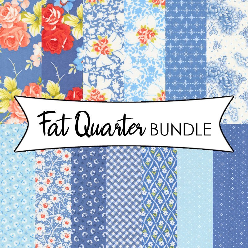 Rosie Blues Fat Quarter Bundle by Moda