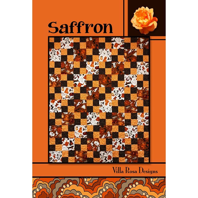 Saffron Quilt Pattern by Villa Rosa Designs