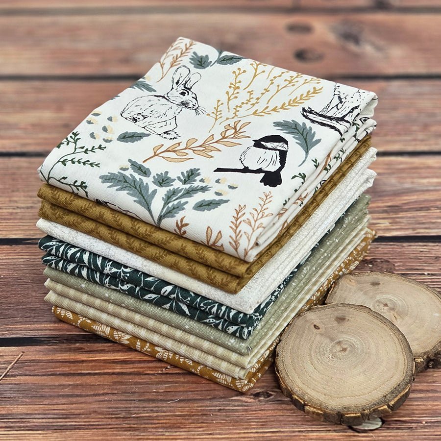 Sage & Sparrow – FWFS Exclusive 7 Piece Fat Quarter Bundle by Fort Worth Fabric Studio