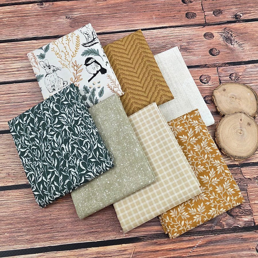Sage & Sparrow – FWFS Exclusive 7 Piece Fat Quarter Bundle by Fort Worth Fabric Studio