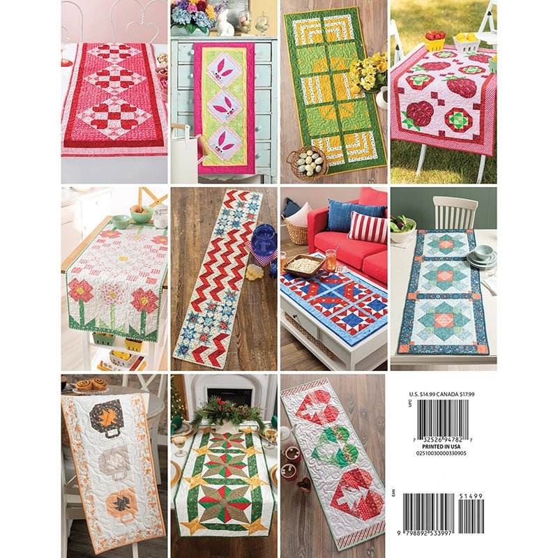 Season by Season Table Runners Pattern Book by Annie's Quilting
