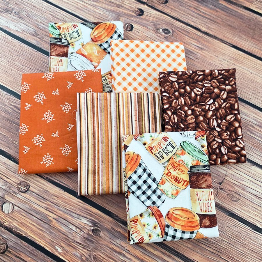 Second Cup – FWFS Exclusive 6 Piece Fat Quarter Bundle by Fort Worth Fabric Studio