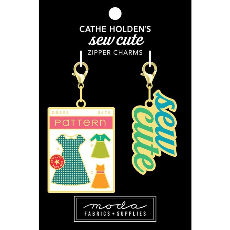 Sew Cute Zipper Pulls from Moda Fabrics - Moda from Fort Worth Fabric Studio