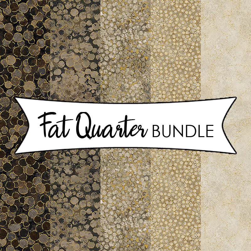 Shimmer Desert Sand Fat Quarter Bundle by Northcott