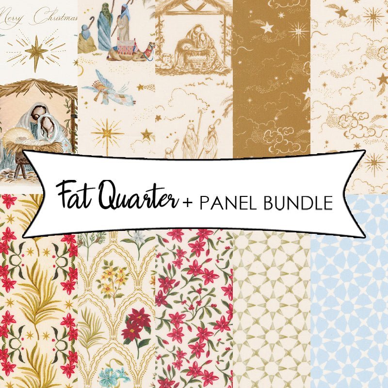 Silent Night Fat Quarter + Panel Bundle by Moda