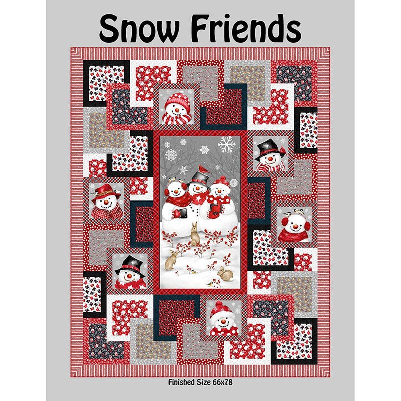 Snow Friends Quilt Pattern by Quilter's Clinic by Quilter's Clinic
