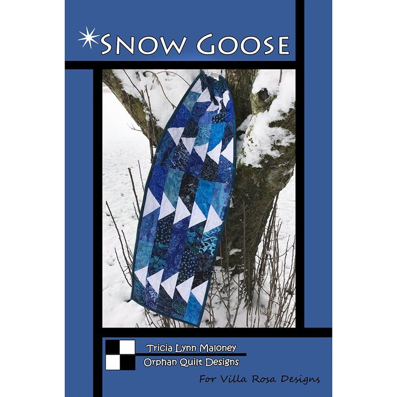 Snow Goose Table Runner Pattern by Villa Rosa Designs