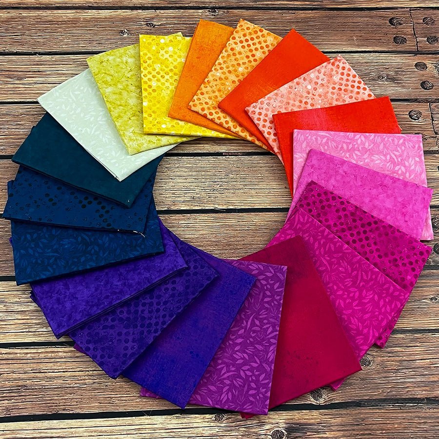 Solar Flare Fat Quarter Bundle | Fundamentals by White Owl Textiles by White Owl Textiles