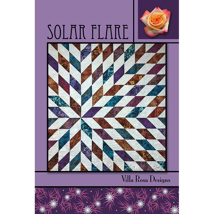 Solar Flare Quilt Pattern by Villa Rosa Designs