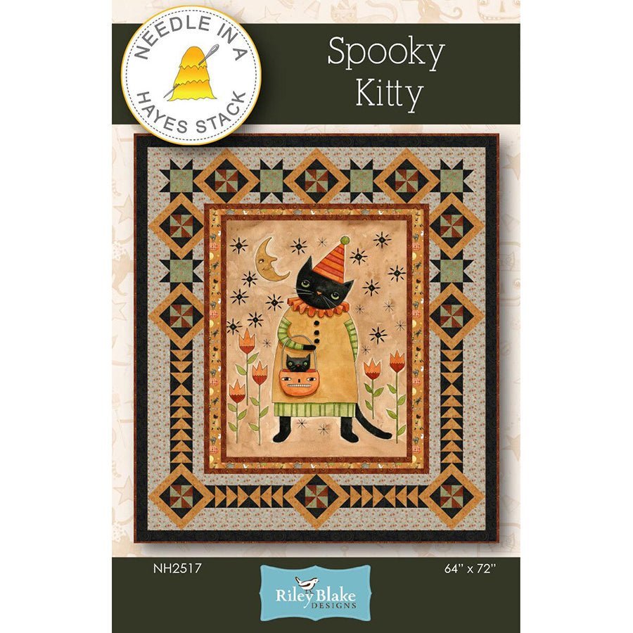 Spooky Kitty Quilt Pattern by Needle in a Hayes Stack by Needle in a Hayes Stack