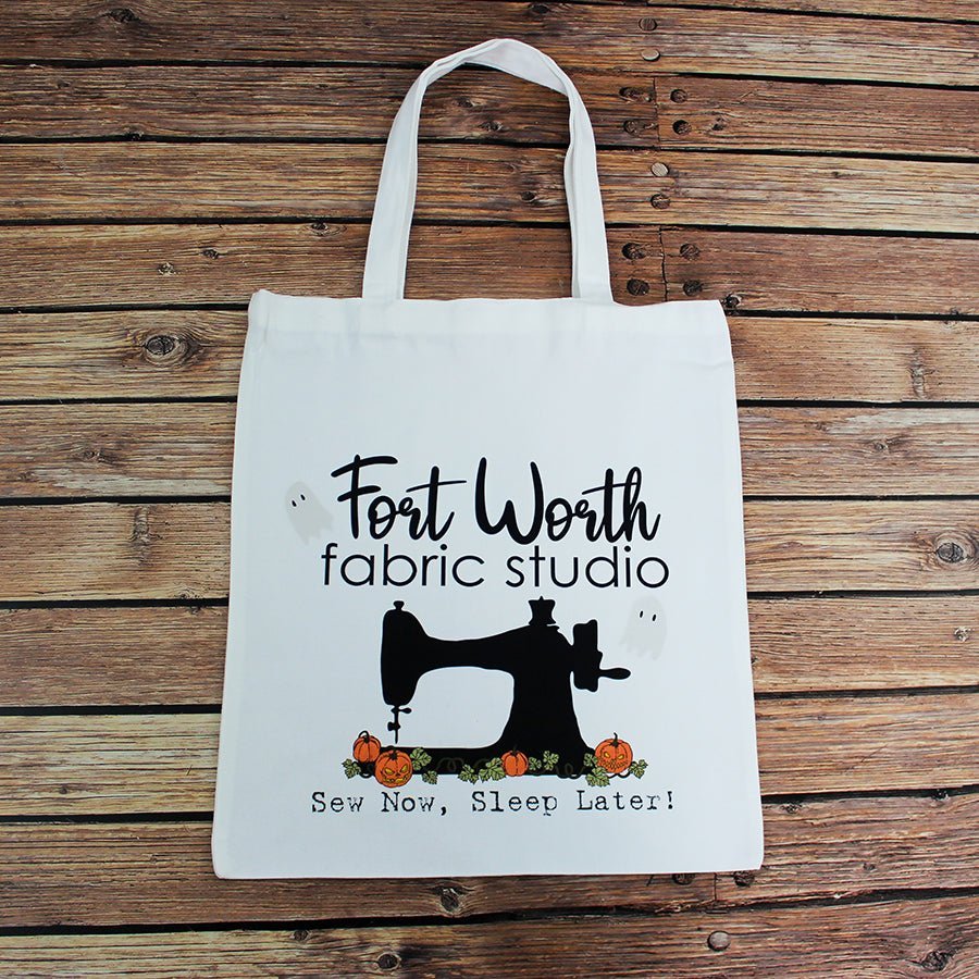 Spooky Maker Canvas Bag – FWFS Exclusive by Fort Worth Fabric Studio