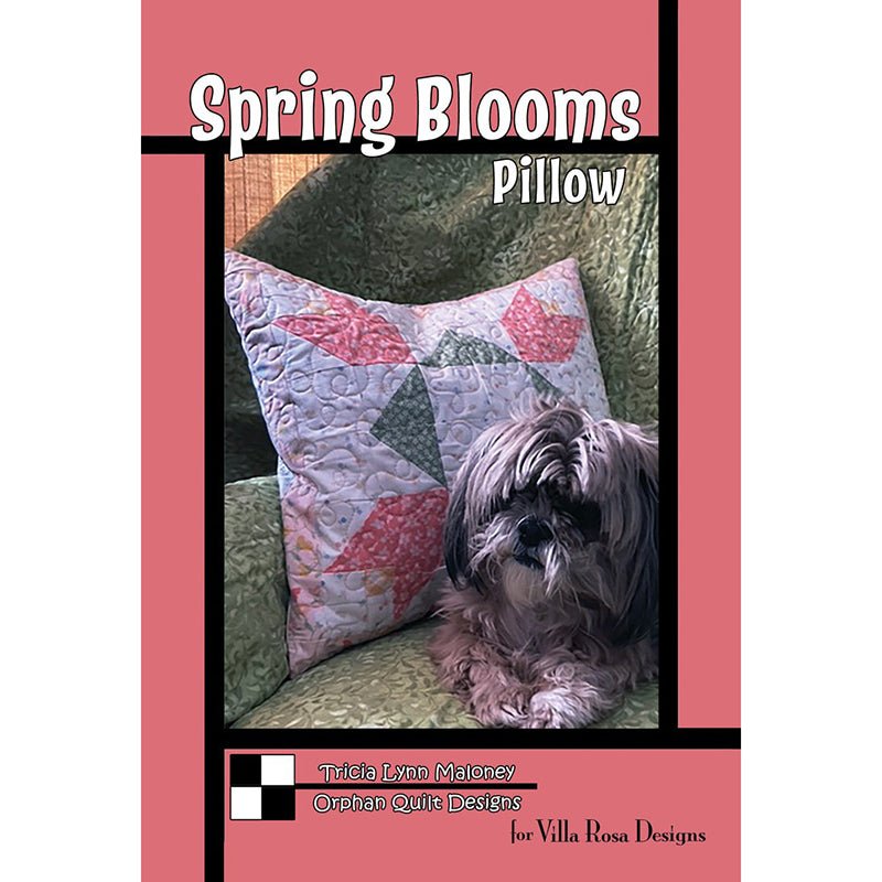Spring Blooms Pillow Pattern by Villa Rosa Designs