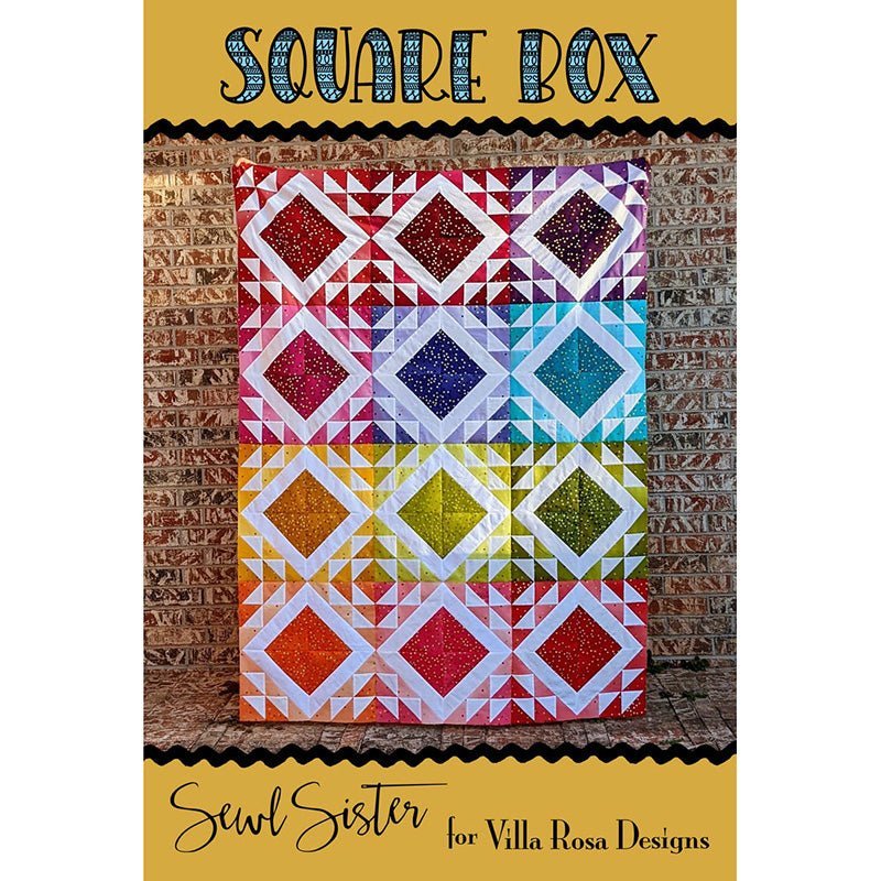 Square Box Quilt Pattern by Villa Rosa Designs