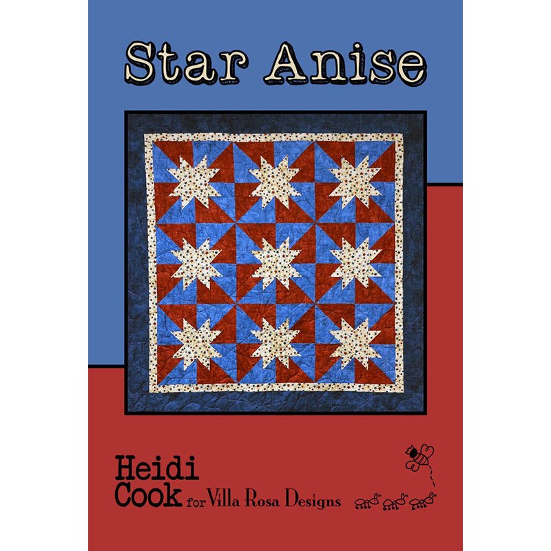 Star Anise Quilt Pattern by Villa Rosa Designs