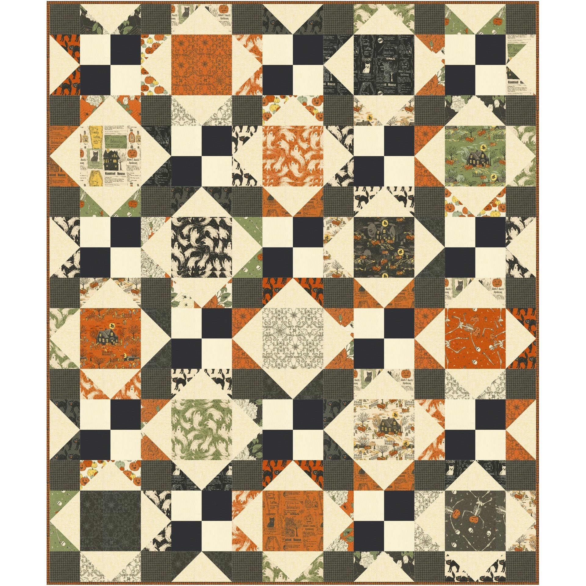Star - Patched Lovers Quilt Pattern by Copper Kettle Quilts by Copper Kettle Quilts