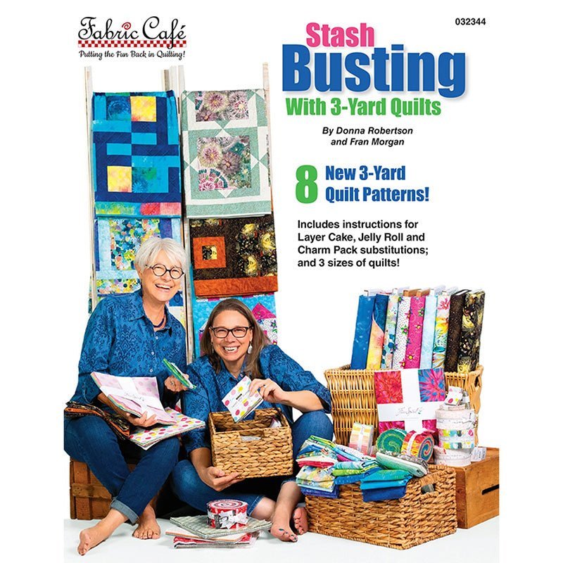 Stash Busting 3-Yard Quilts Quilt Book from Fabric Cafe by Fabric Cafe