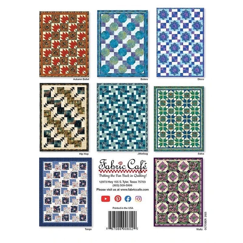 Step It Up with 5 - Yard Quilts Quilt Book from Fabric Cafe by Fabric Cafe