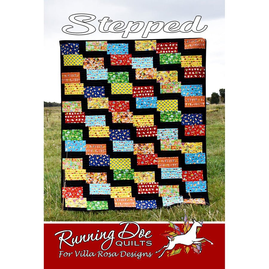 Stepped Quilt Pattern - Villa Rosa Designs from Fort Worth Fabric Studio