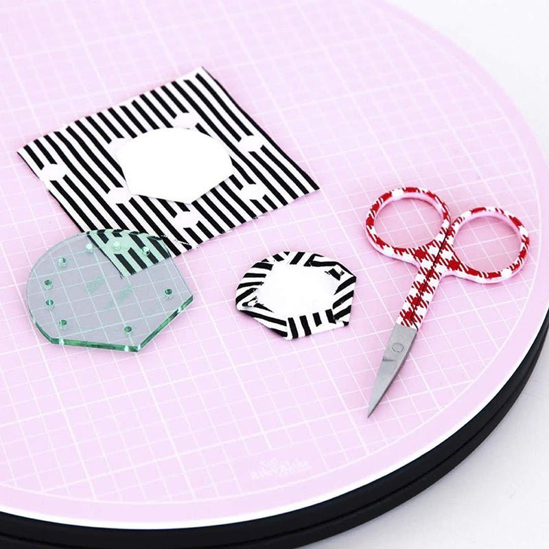 Sue Daley 10" Round Rotating Cutting Board by Riley Blake by Riley Blake