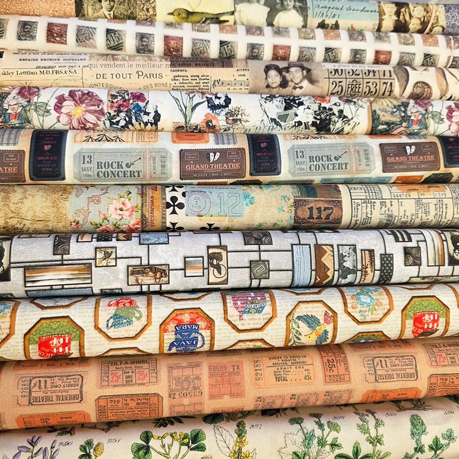 Sugar, Spice & Patchwork — FWFS Exclusive Fat Quarter Bundle (10 FQs) by Fort Worth Fabric Studio