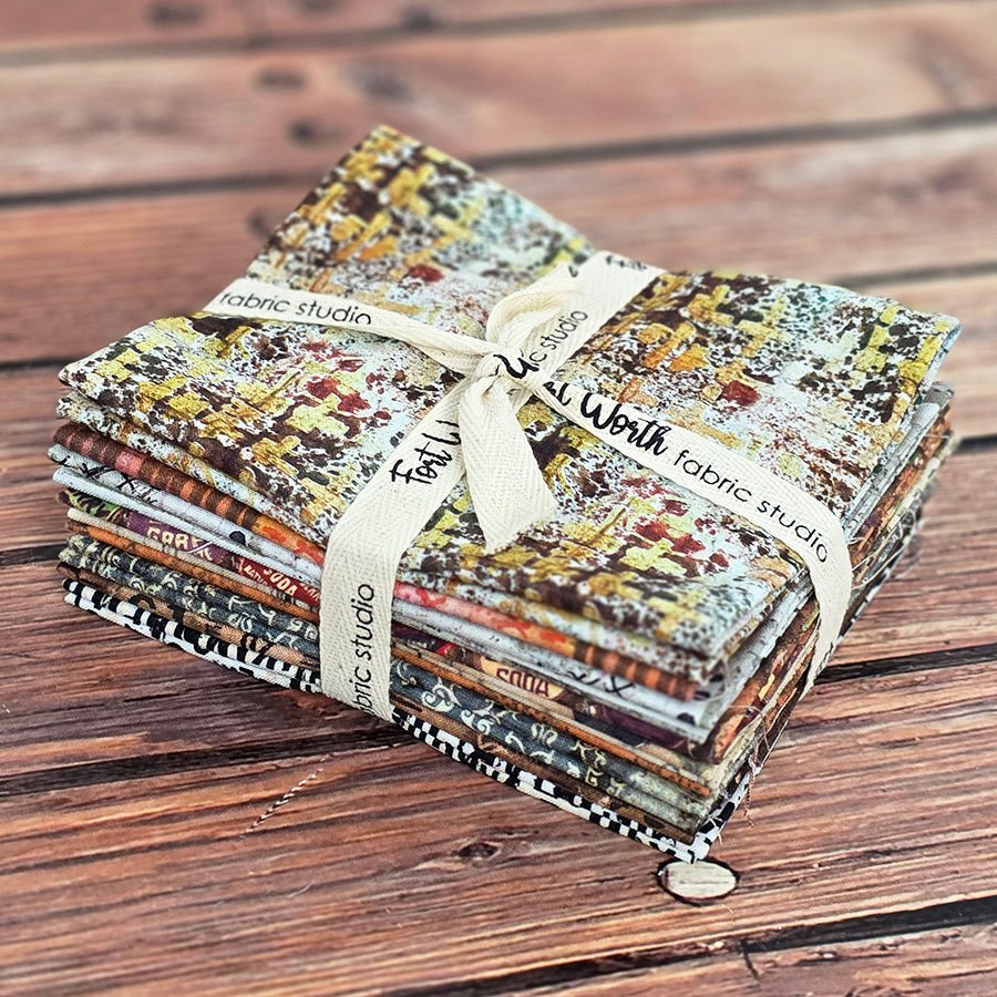 Sundance Square After Dark Fat Quarter Bundle (9 FQs) – FWFS Exclusive by Fort Worth Fabric Studio