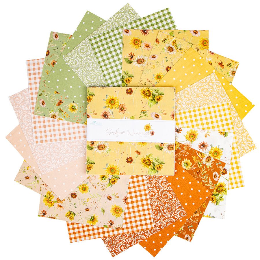 Sunflower Whispers 10" Stacker - Riley Blake from Fort Worth Fabric Studio