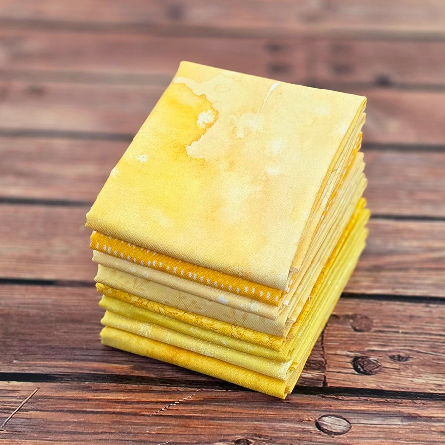Sunshine Sass – FWFS Exclusive 8 Piece Fat Quarter Bundle by Fort Worth Fabric Studio