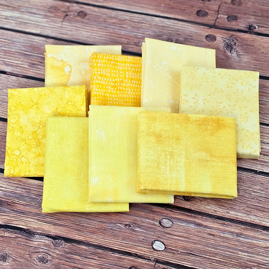 Sunshine Sass – FWFS Exclusive 8 Piece Fat Quarter Bundle by Fort Worth Fabric Studio
