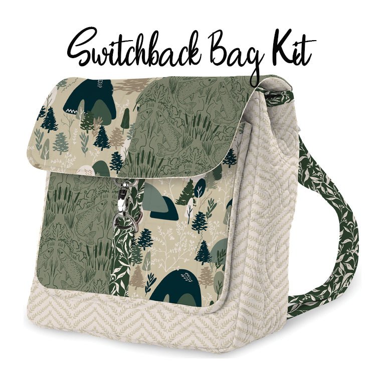Switchback Bag Kit with Let's Wander from Riley Blake - Riley Blake from Fort Worth Fabric Studio