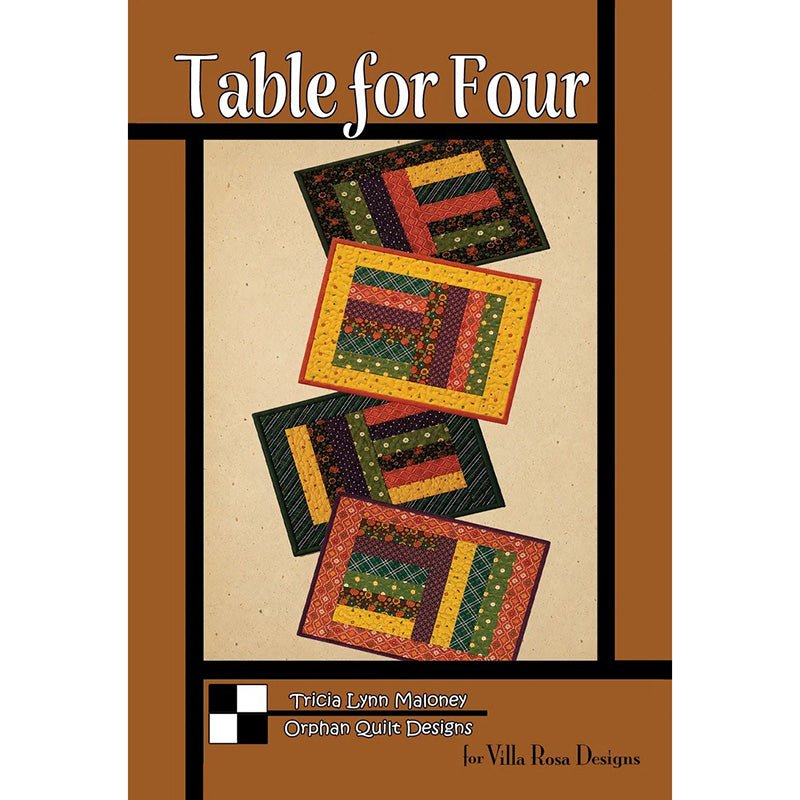 Table for Four Placemats Pattern by Villa Rosa Designs