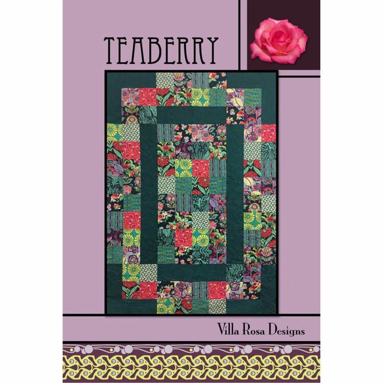 Teaberry Quilt Pattern by Villa Rosa Designs
